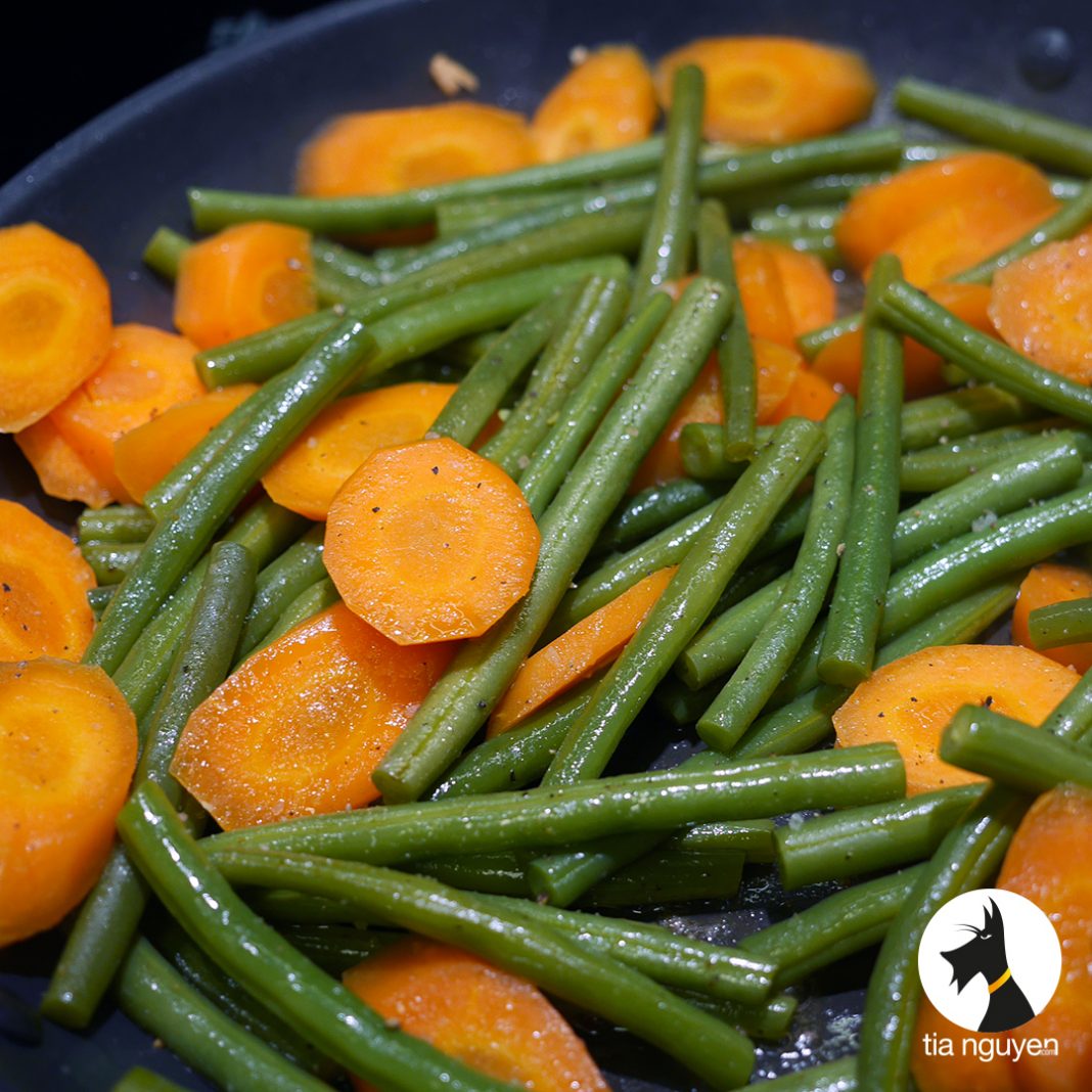 Filet De Saumon Sur Lit De Carottes Et Haricots Verts Cook Expert Magimix